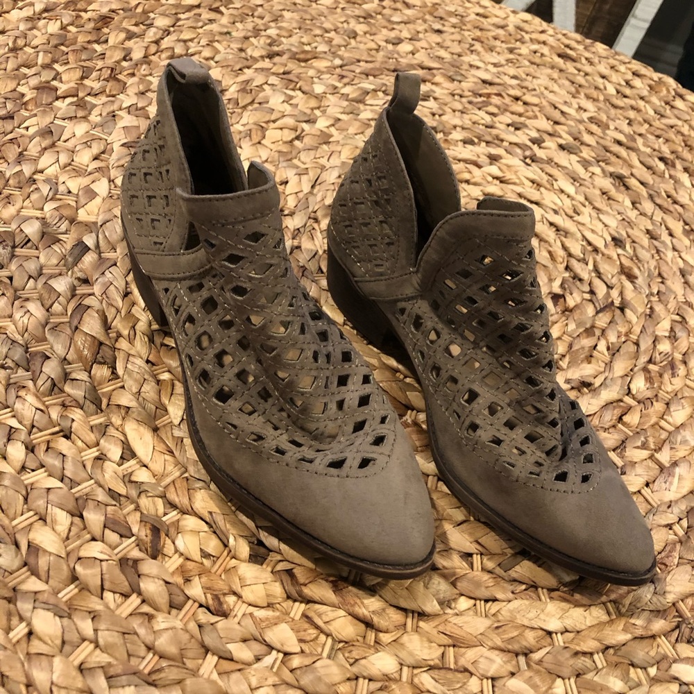 Mossimo Dillion Lasercut Split Booties - image 2